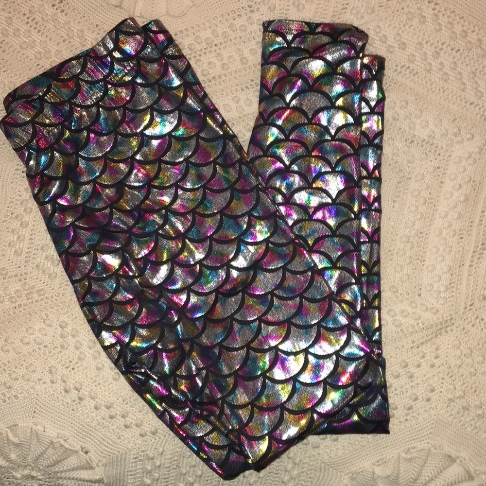 Mermaid legging tights
